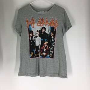 JunkFood Def Leppard Hysteria Band Tee